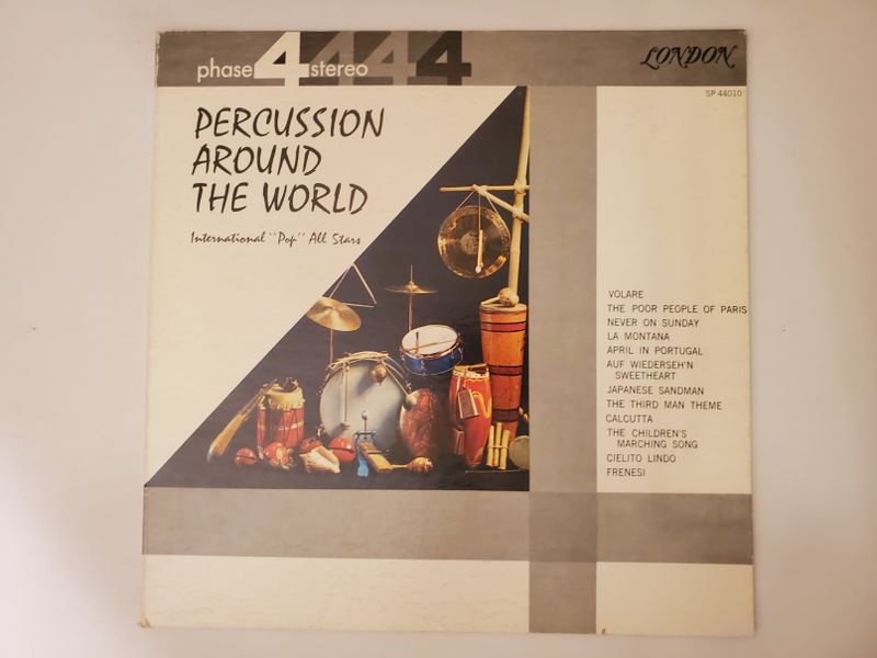International 'Pop' All Stars Percussion Around the World vinyl record